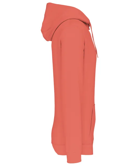 K476 - Herensweater met capuchon True Coral