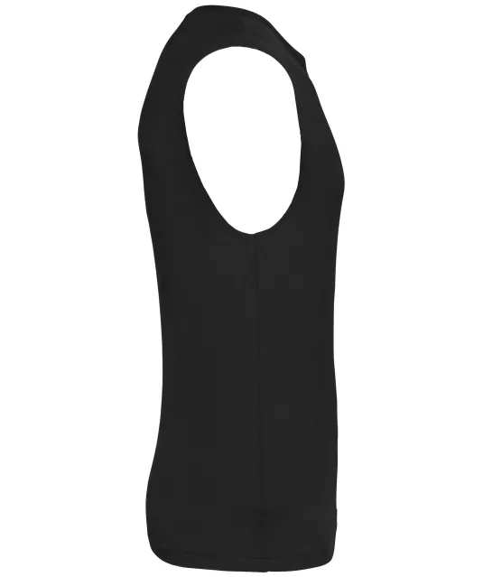 K3022IC - Duurzaam mouwloos heren-T-shirt Black