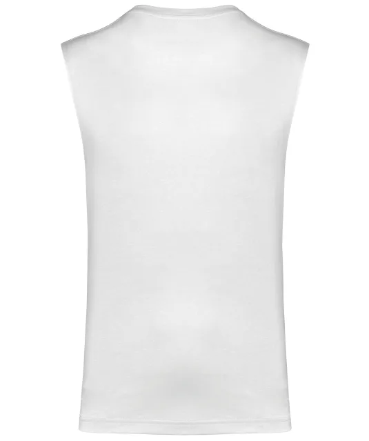K3022IC - Duurzaam mouwloos heren-T-shirt White