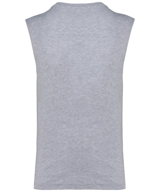 K3022IC - Duurzaam mouwloos heren-T-shirt Oxford Grey