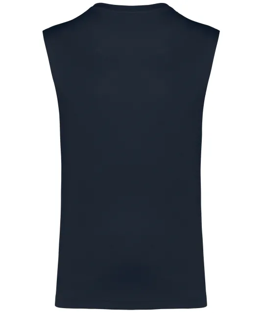 K3022IC - Duurzaam mouwloos heren-T-shirt Navy