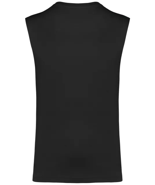 K3022IC - Duurzaam mouwloos heren-T-shirt Black
