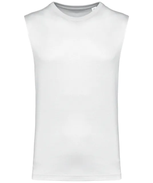 K3022IC - Duurzaam mouwloos heren-T-shirt White