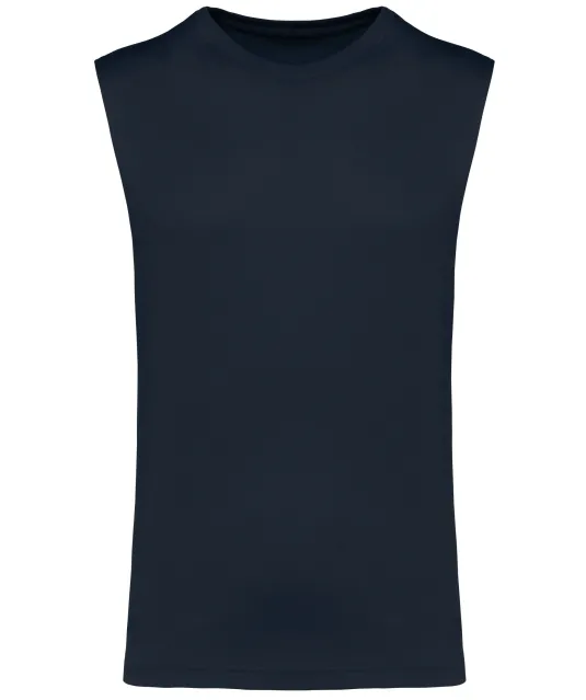 K3022IC - Duurzaam mouwloos heren-T-shirt Navy
