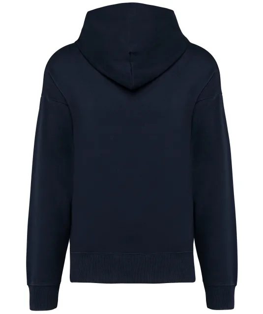 K4018 - Oversized fleece sweater met capuchon Navy