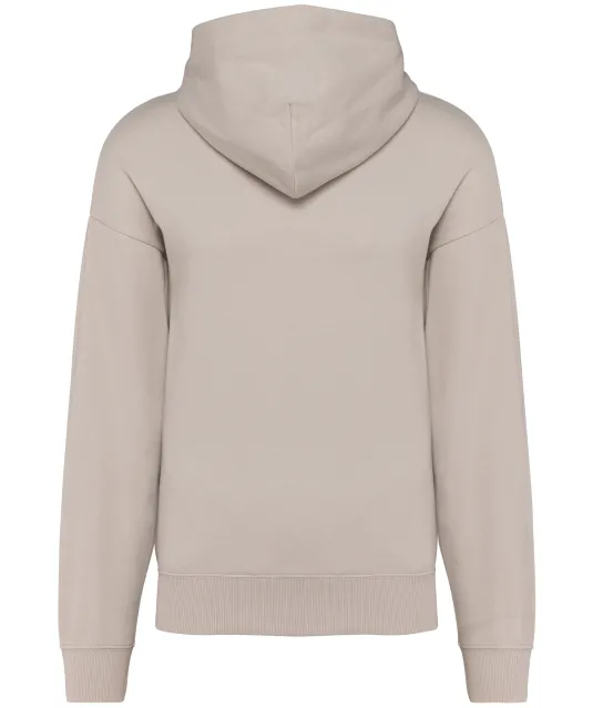 K4018 - Oversized fleece sweater met capuchon Clay