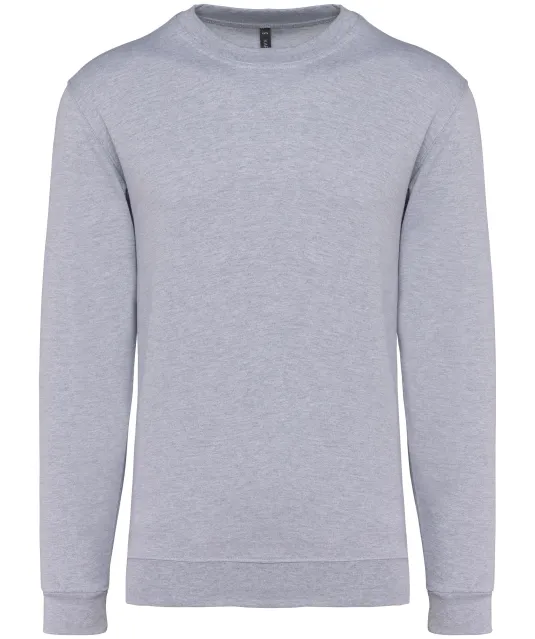 K474 - Sweater ronde hals Oxford Grey