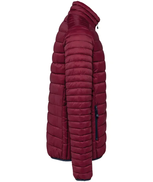 K6120 - Men's lightweight padded jacket Wine