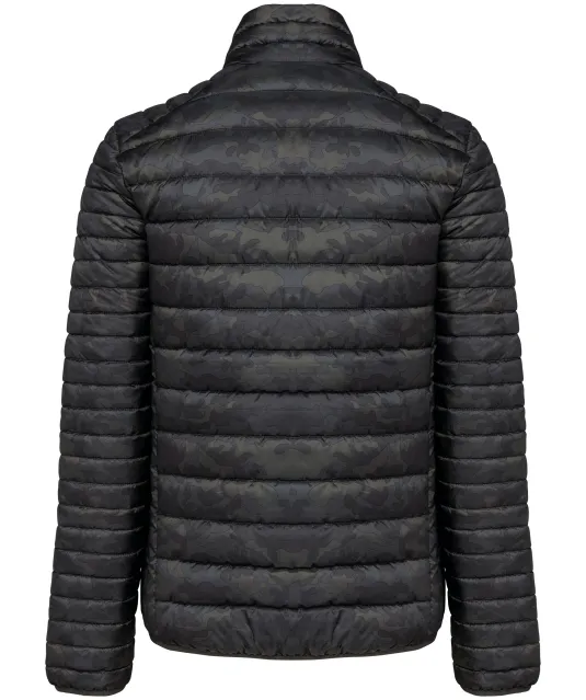 K6120 - Men's lightweight padded jacket Jungle Camo