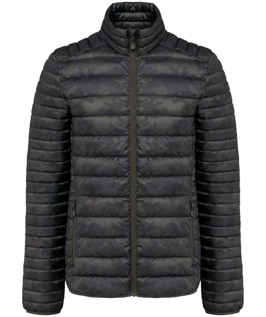 K6120 - Men's lightweight padded jacket Jungle Camo