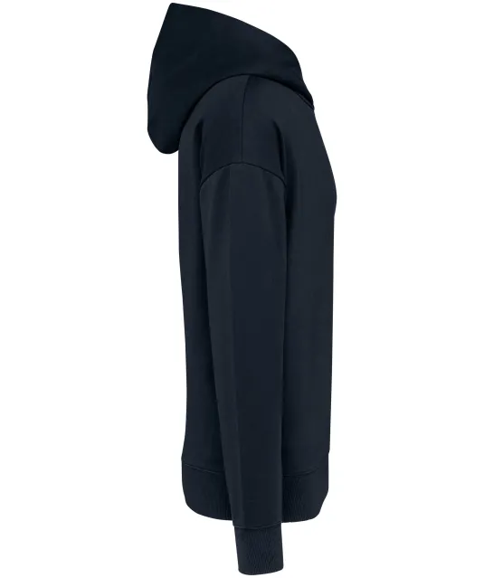 K4018 - Oversized fleece sweater met capuchon Navy