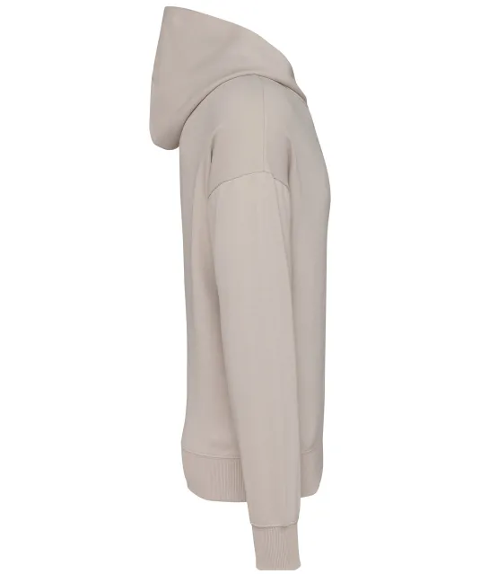 K4018 - Oversized fleece sweater met capuchon Clay