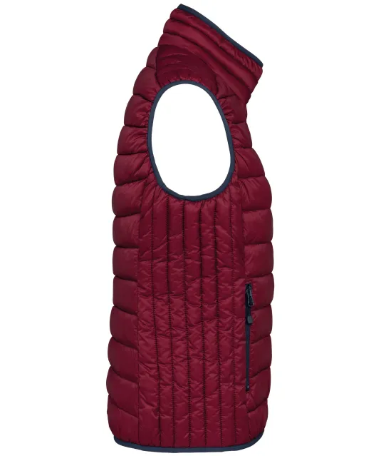 K6114 - Ladies' lightweight sleeveless down jacket Wine
