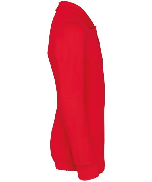 K269 - Kinderpolo lange mouwen Red