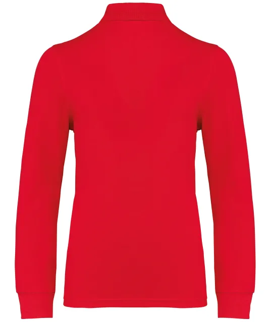 K269 - Kinderpolo lange mouwen Red