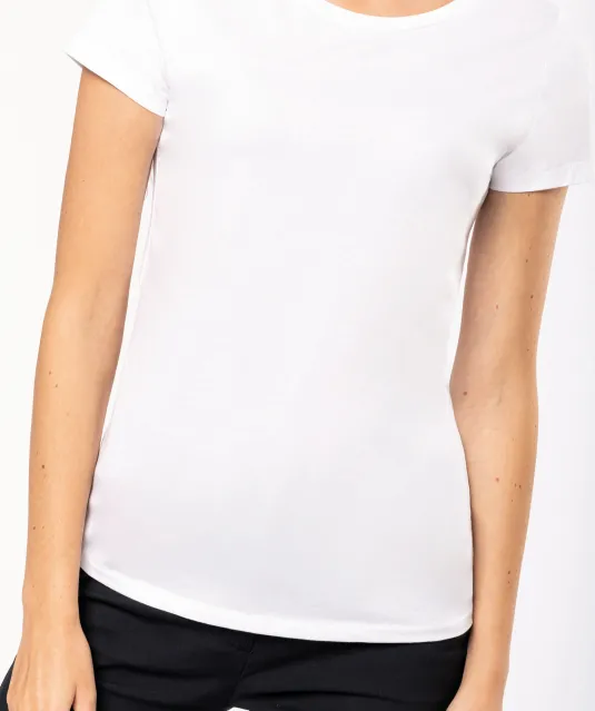 K3001 - Dames-t-shirt Supima® ronde hals korte mouwen Black