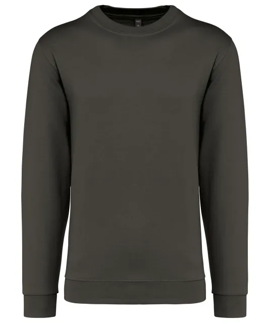 K474 - Sweater ronde hals Green Olive