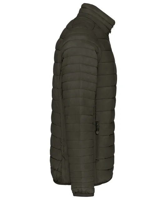 K6120 - Men's lightweight padded jacket Dark Khaki