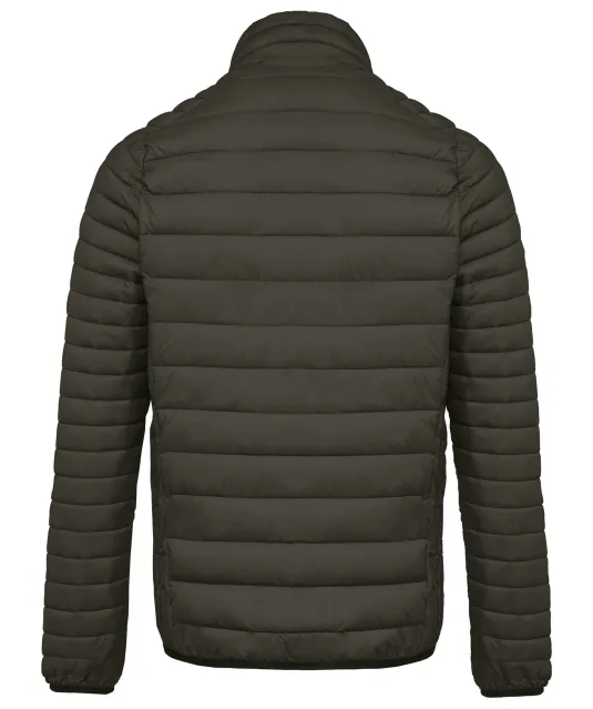 K6120 - Men's lightweight padded jacket Dark Khaki