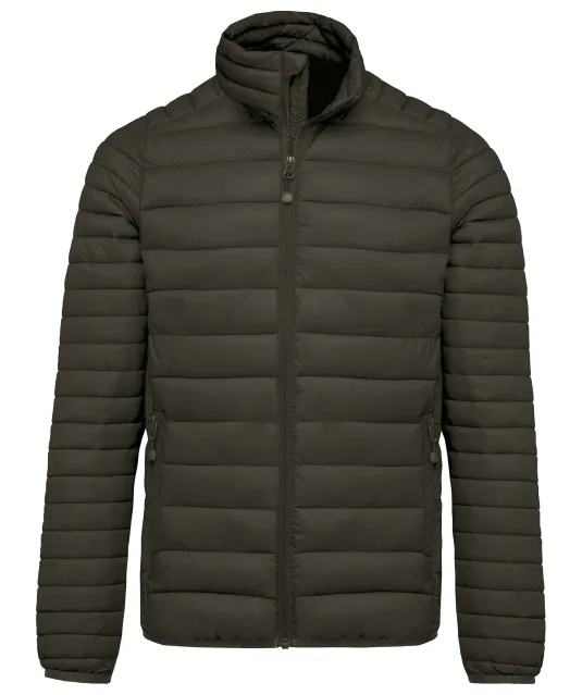 K6120 - Men's lightweight padded jacket Dark Khaki