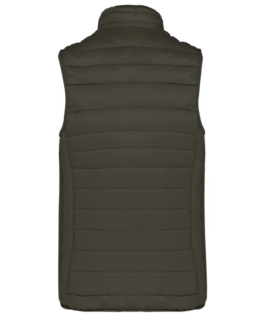 K6114 - Ladies' lightweight sleeveless down jacket Dark Khaki