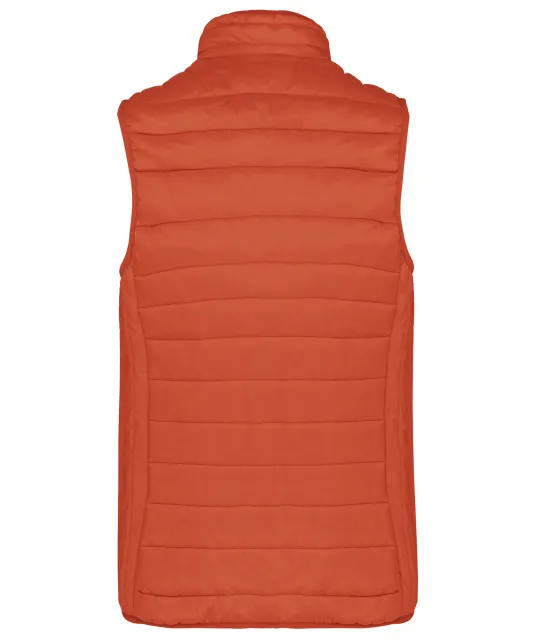 K6114 - Ladies' lightweight sleeveless down jacket Burnt Ochre