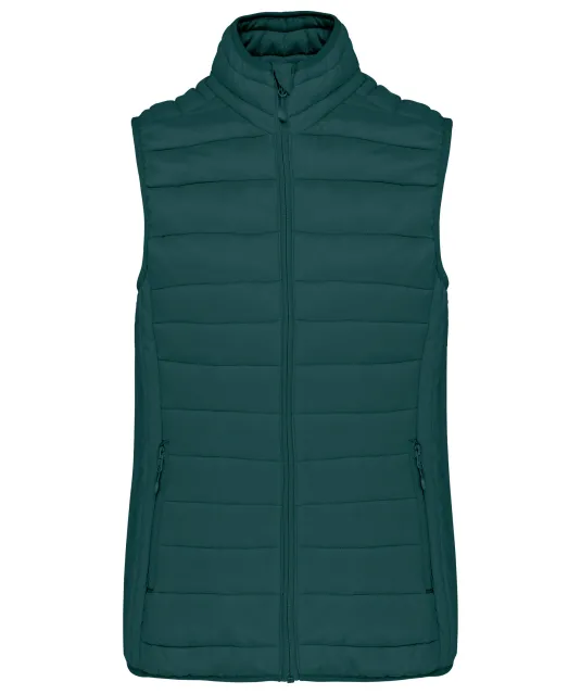 K6114 - Ladies' lightweight sleeveless down jacket Mineral Green