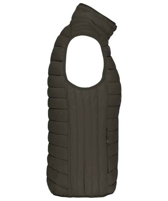 K6114 - Ladies' lightweight sleeveless down jacket Dark Khaki