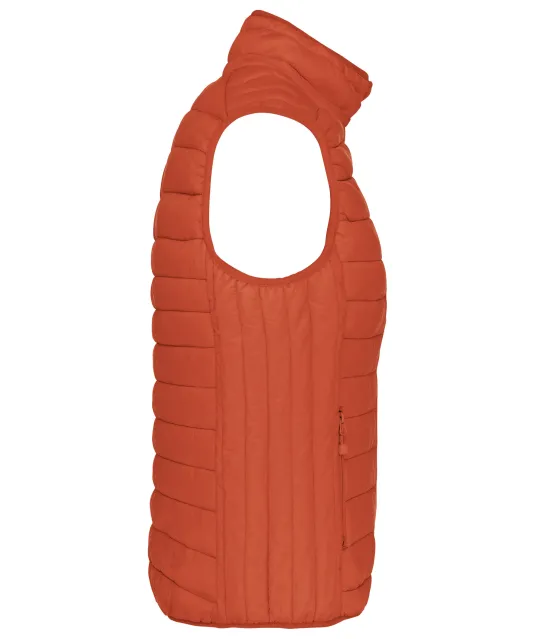 K6114 - Ladies' lightweight sleeveless down jacket Burnt Ochre