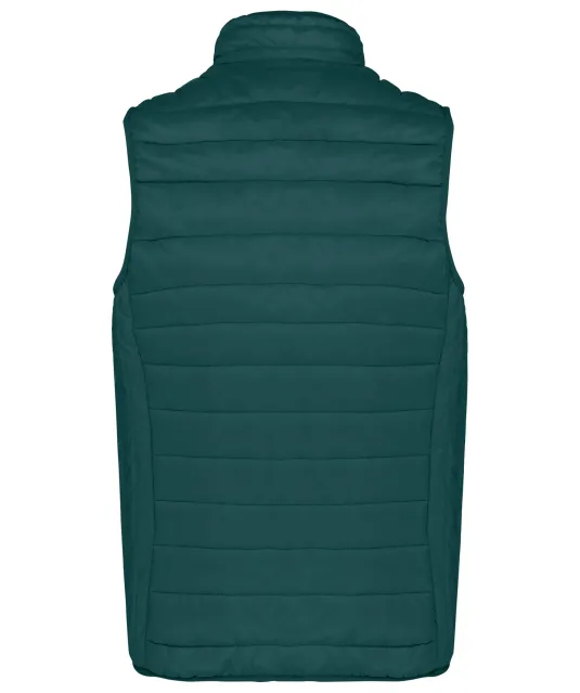 K6113 - Men’s lightweight sleeveless down jacket Mineral Green