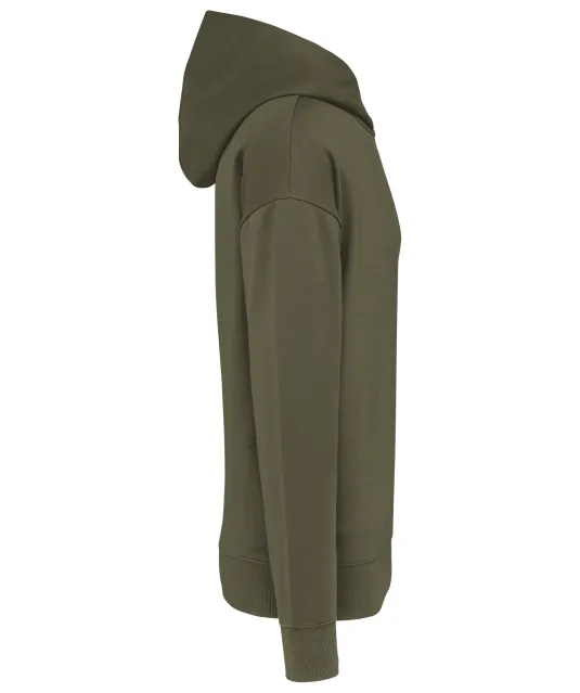 K4018 - Oversized fleece sweater met capuchon Light khaki