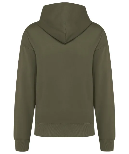 K4018 - Oversized fleece sweater met capuchon Light khaki