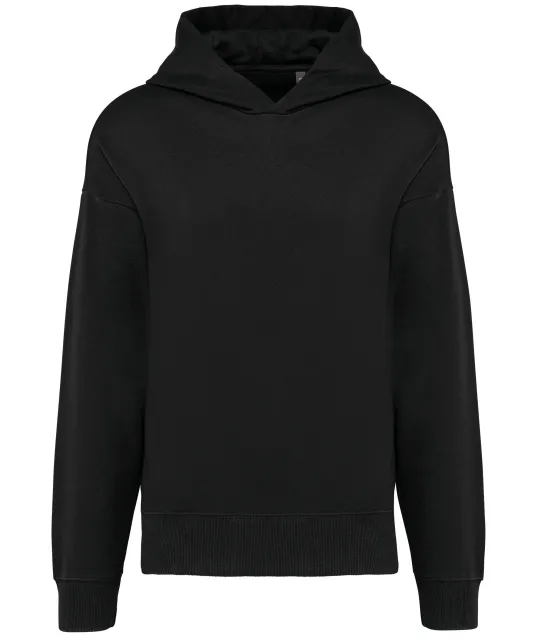 K4018 - Oversized fleece sweater met capuchon Black