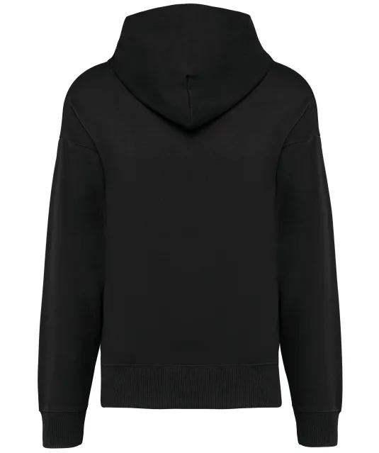 K4018 - Oversized fleece sweater met capuchon Black