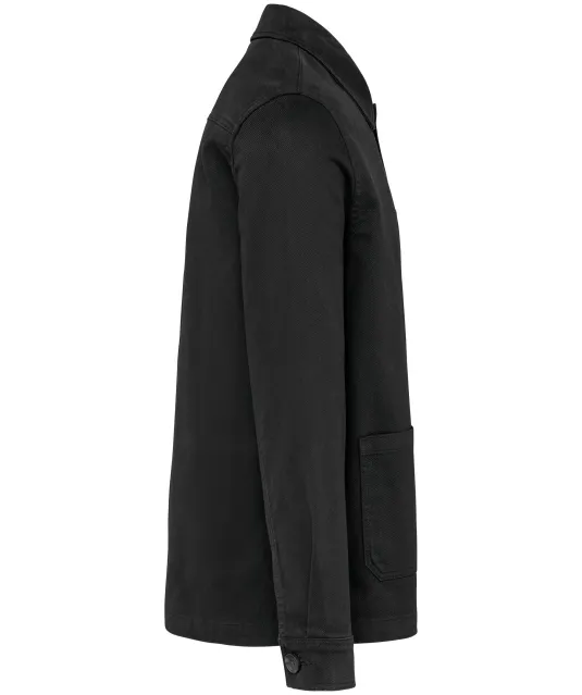 K671 - Heren jas worker Washed black