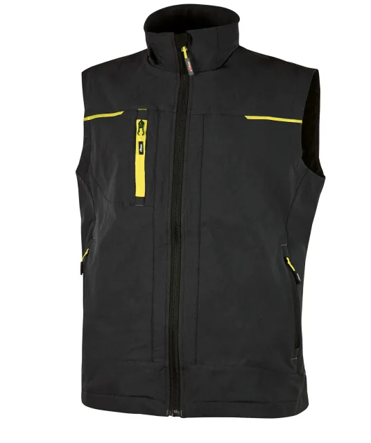 UPPE181 - Heren Universe gilet Black Carbon