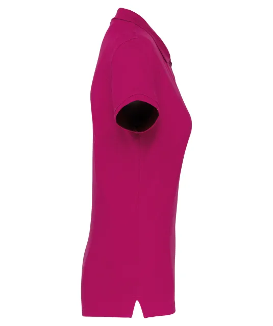 K255 - Piqué-damespolo korte mouwen Fuchsia