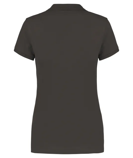 K255 - Piqué-damespolo korte mouwen Dark Grey