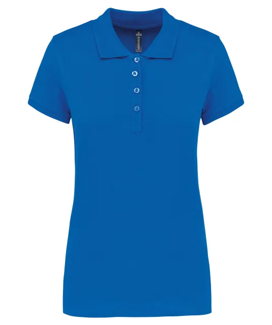 K255 - Piqué-damespolo korte mouwen Light Royal Blue
