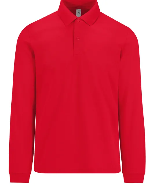 CGPU425 - MY POLO 180 Heren lange mouwen Red