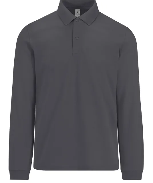 CGPU425 - MY POLO 180 Heren lange mouwen Dark Grey