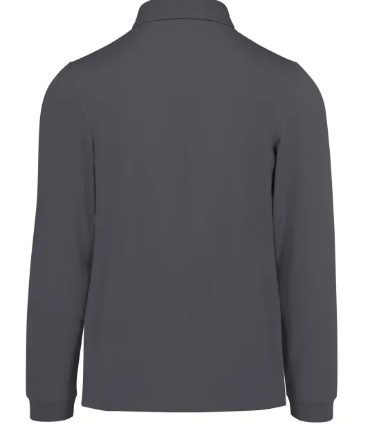 CGPU425 - MY POLO 180 Heren lange mouwen Dark Grey