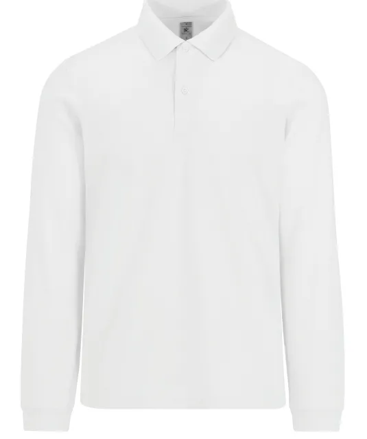 CGPU425 - MY POLO 180 Heren lange mouwen White