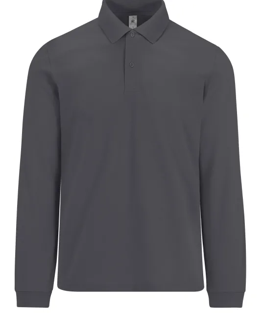 CGPU427 - MY POLO 210 Heren lange mouwen Dark Grey