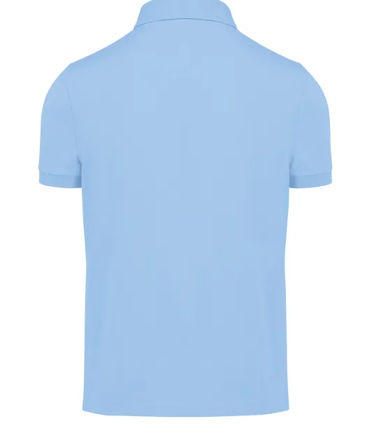 CGPU428 - MY ECO POLO 65/35 Heren korte mouwen Lotus Blue