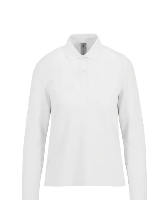 CGPW462 - MY POLO 180 Dames lange mouwen White