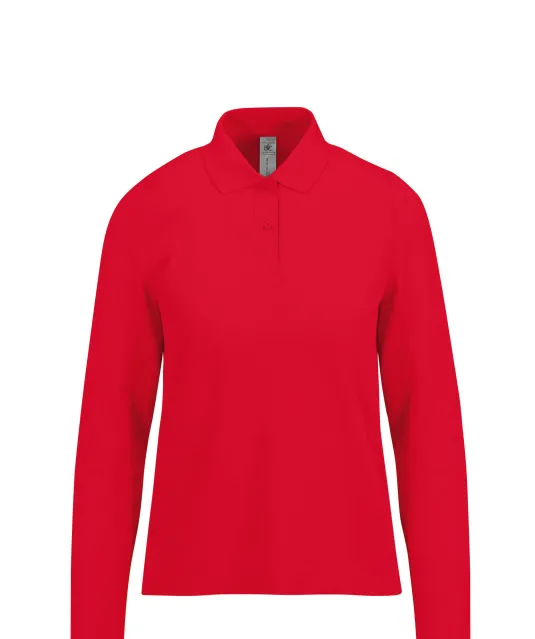 CGPW462 - MY POLO 180 Dames lange mouwen Red