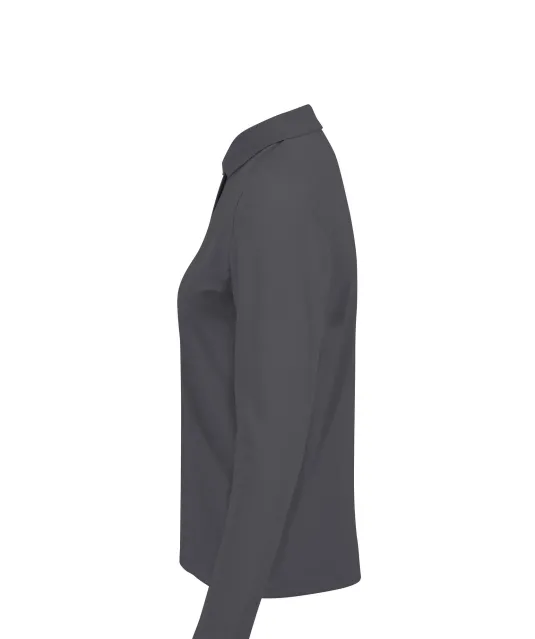 CGPW462 - MY POLO 180 Dames lange mouwen Dark Grey