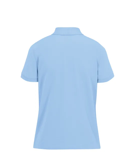 CGPW465 - MY ECO POLO 65/35 Dames korte mouwen Lotus Blue