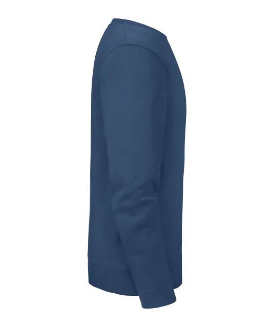 RU262M - Authentic Sweater met ronde hals Indigo
